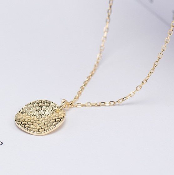 蜂の巣のペンダント シルバー N017