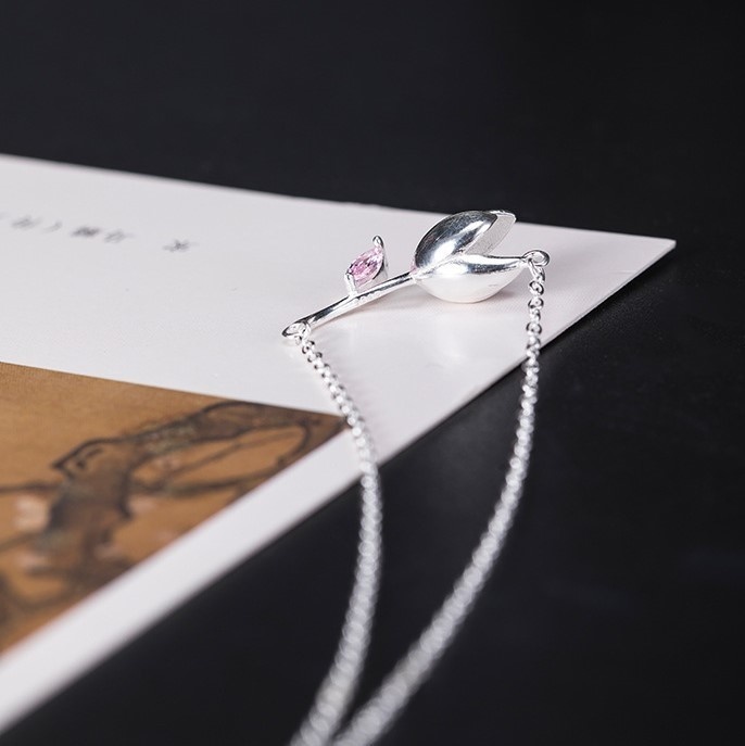 白木蓮のペンダント ハクモクレン シルバー N019