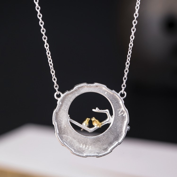 鳥のペンダント とり シルバー N020