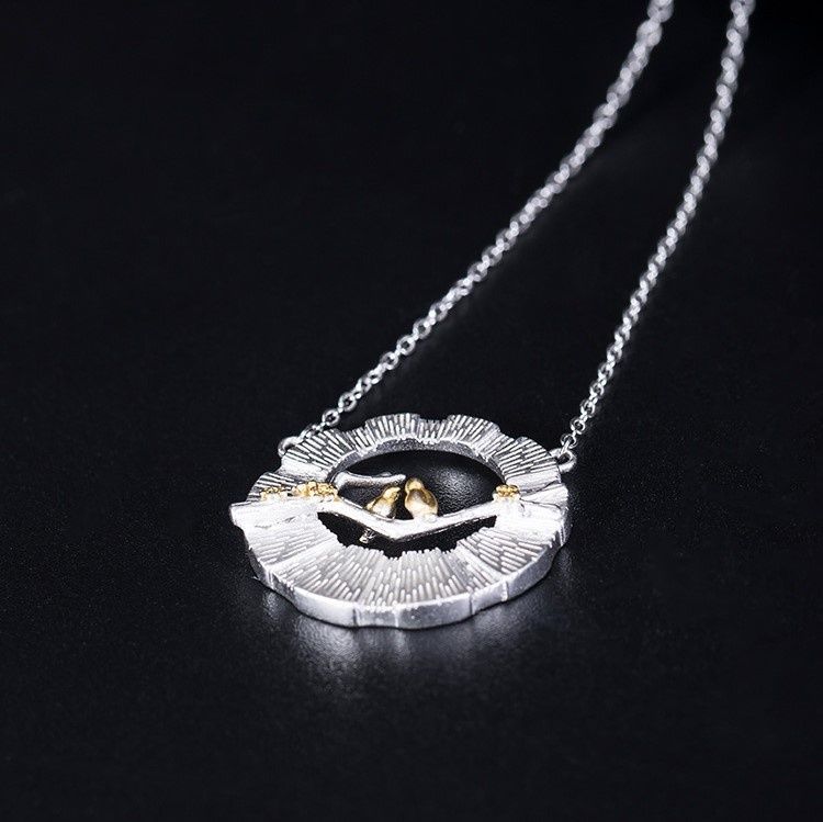 鳥のペンダント とり シルバー N020