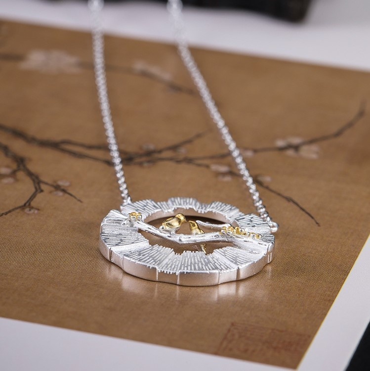 鳥のペンダント とり シルバー N020