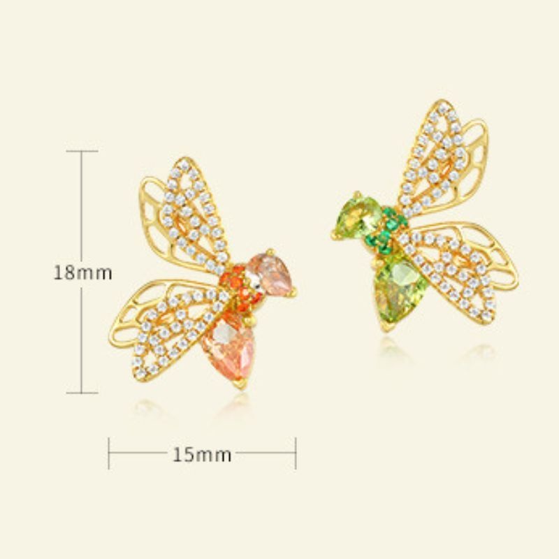 蜜蜂のピアス - 大切な人への贈り物に最適、喜びを届ける特別な一品