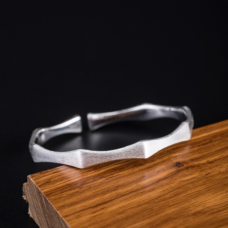 竹のバングル たけ シルバー B004