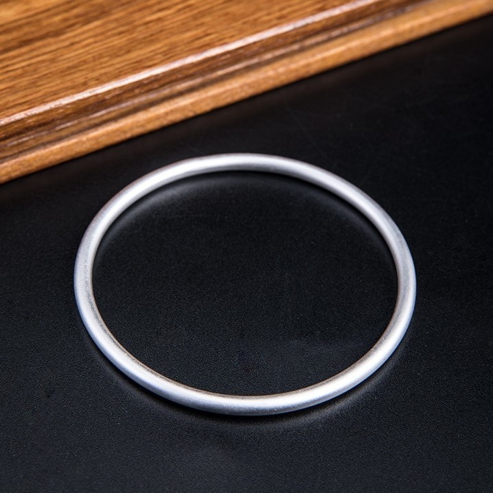 バングル シンプル マット仕上げ シルバー B005