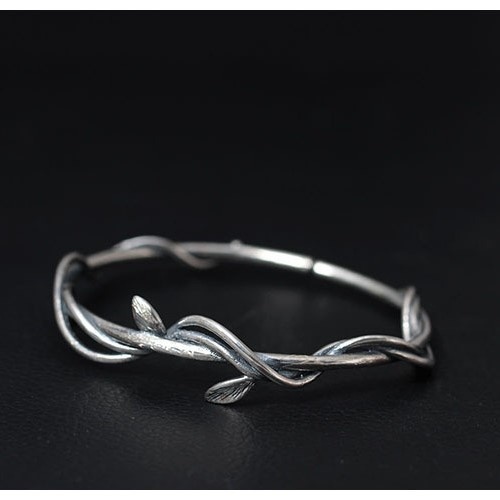 藤蔓のバングル ふじづる シルバー B009