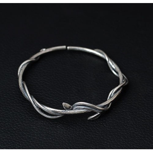 藤蔓のバングル ふじづる シルバー B009