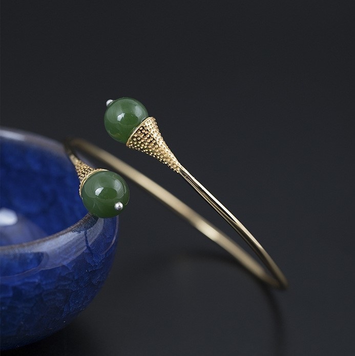 バングル ネフライト シルバー B011