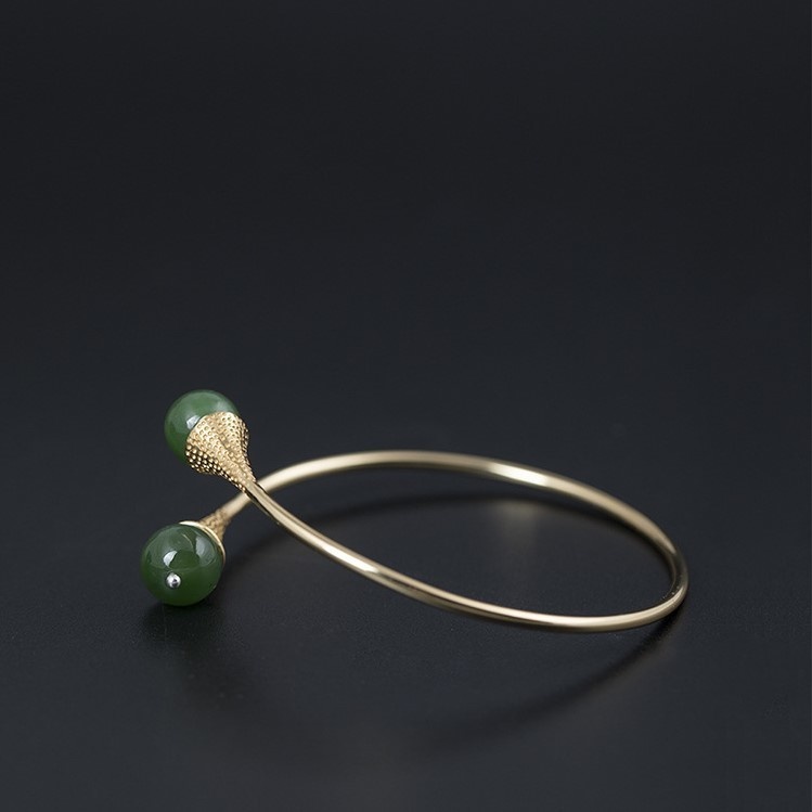 バングル ネフライト シルバー B011