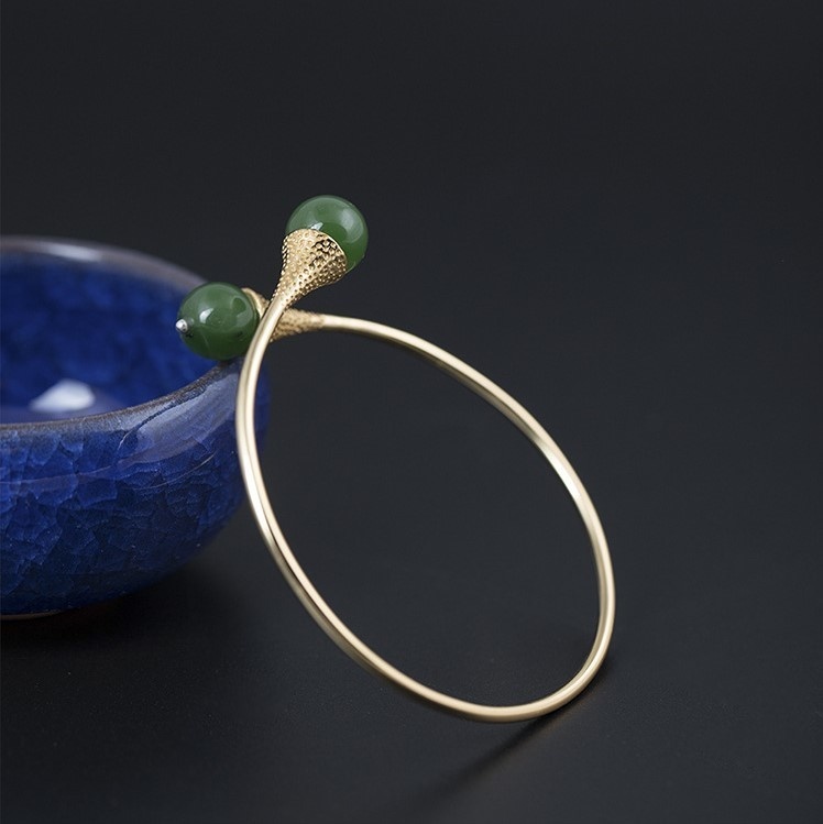 バングル ネフライト シルバー B011