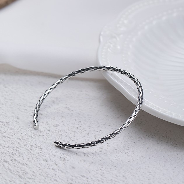 バングル テクスチャー シルバー B018