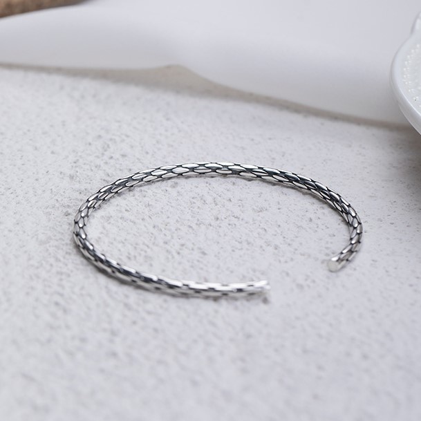 バングル テクスチャー シルバー B018