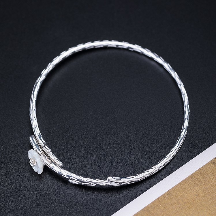 桜のバングル さくら シェル シルバー B022