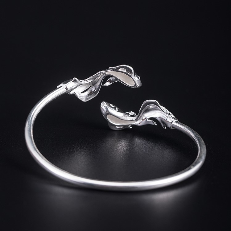 金魚のバングル きんぎょ シルバー B025