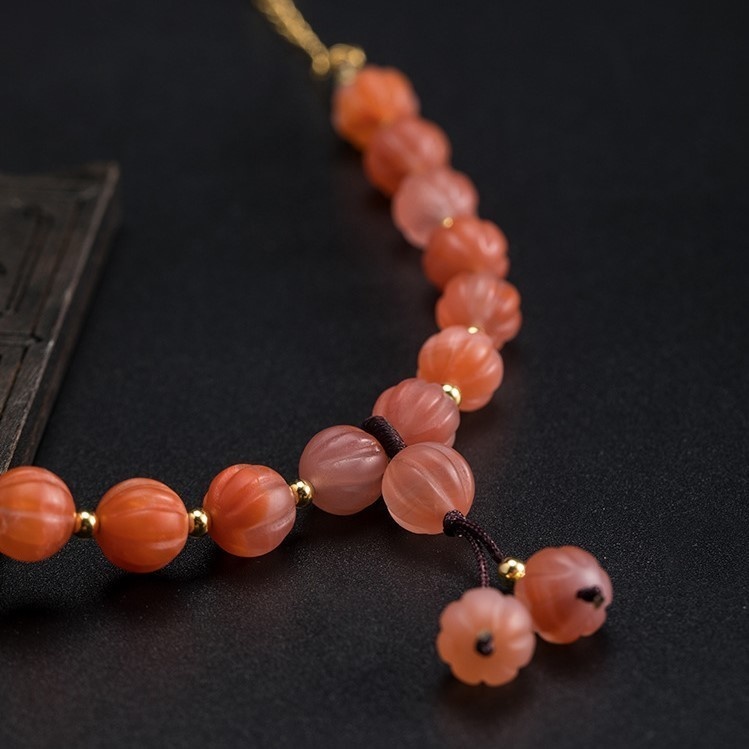 メノウのブレスレット 瑪瑙 シルバー B028