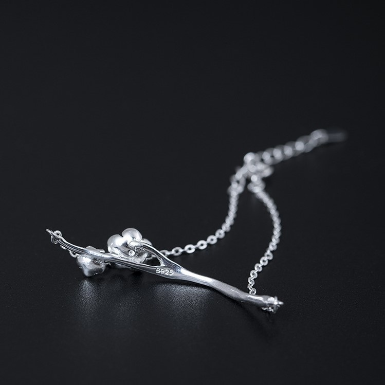 梅のブレスレット うめ シルバー B029