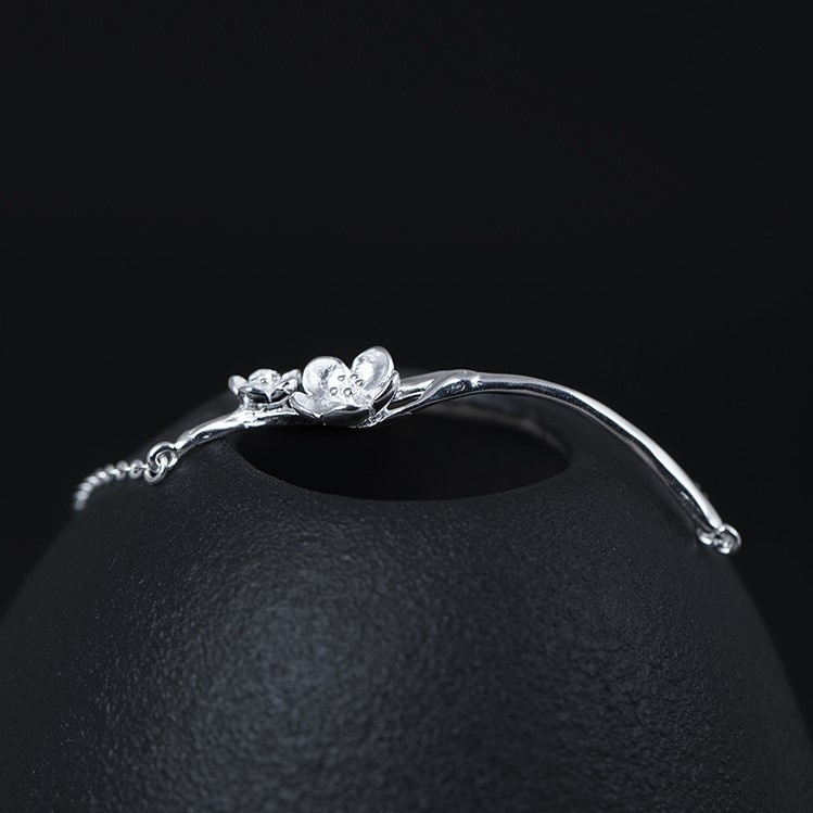 梅のブレスレット うめ シルバー B029