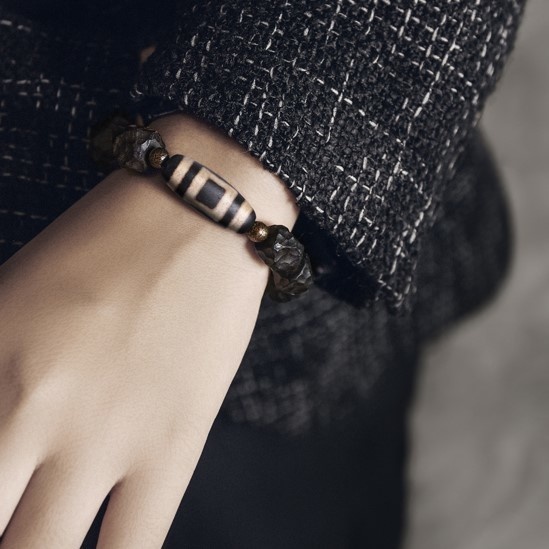 黒檀のブレスレット 黄銅 メンズ レーディス プレゼント B046