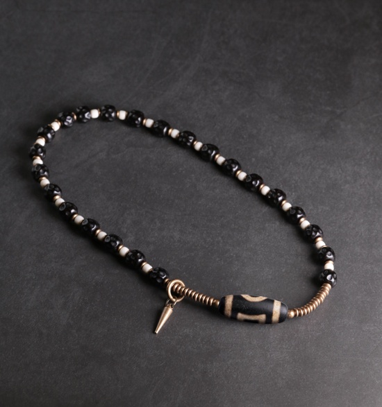 ココナツビーズのブレスレット 黄銅 メンズ レーディス プレゼント B049