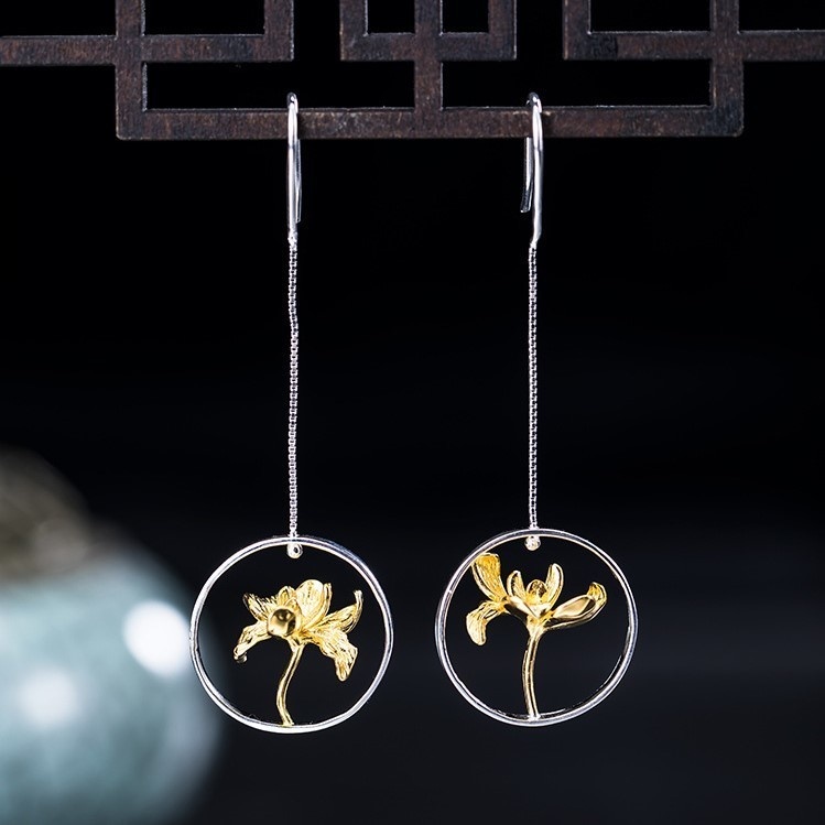 イチハツのピアス かわいい シルバー P001