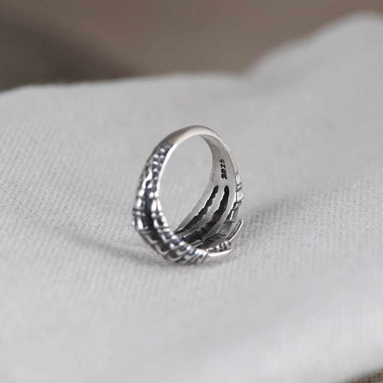 鷹の爪のリング たかのつめ カッコイイ シルバー R001