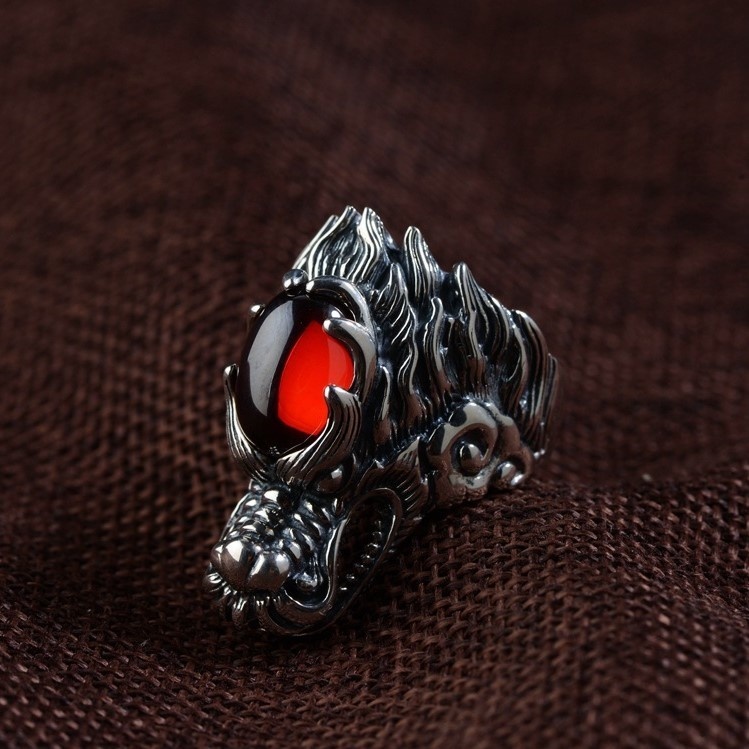 龍のリング 辰 たつ ドラゴン シルバー R009