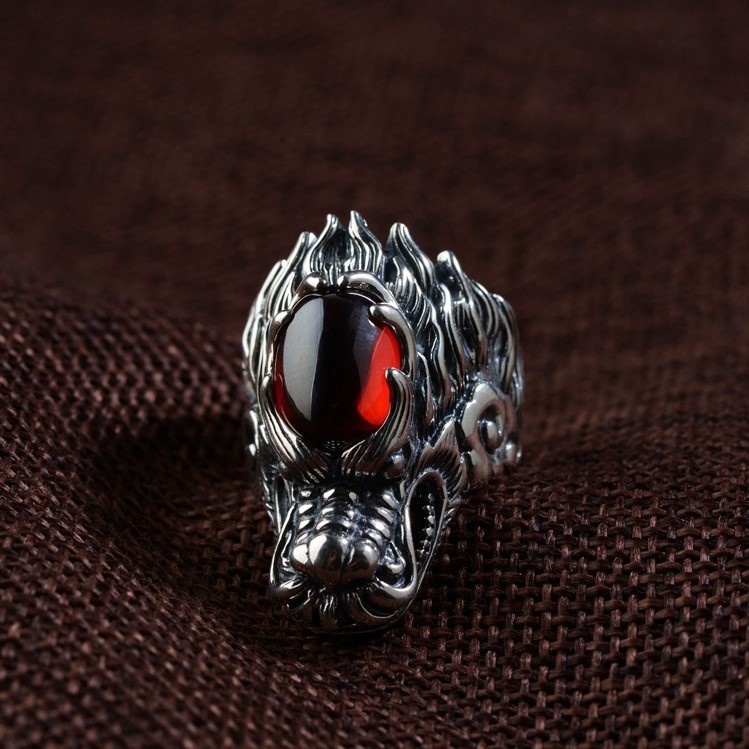 龍のリング 辰 たつ ドラゴン シルバー R009