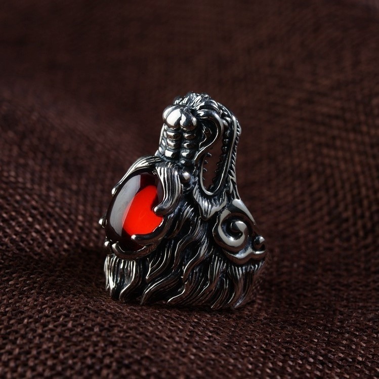 龍のリング 辰 たつ ドラゴン シルバー R009