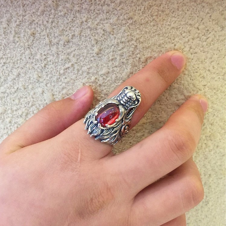 龍のリング 辰 たつ ドラゴン シルバー R009