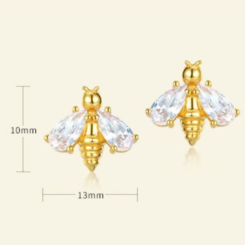 蜜蜂モチーフピアス - 個性を引き立てるおしゃれアイテム P132