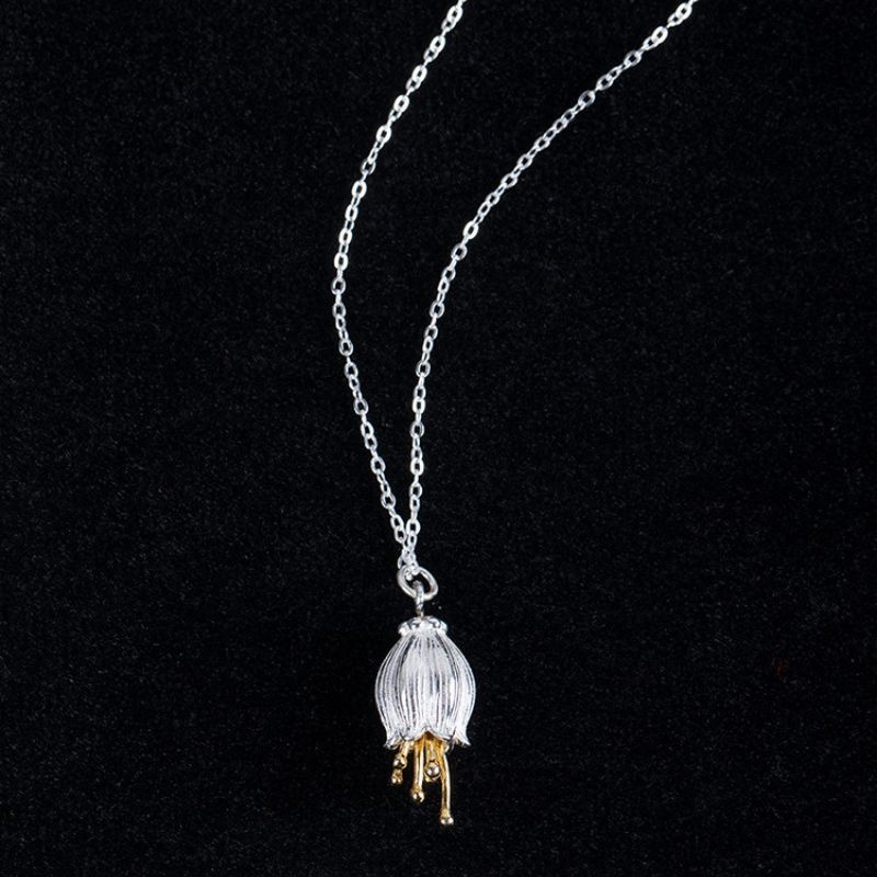 鈴蘭のペンダント - 鈴蘭の鈴のような花が軽やかに揺れる様子を再現 N108