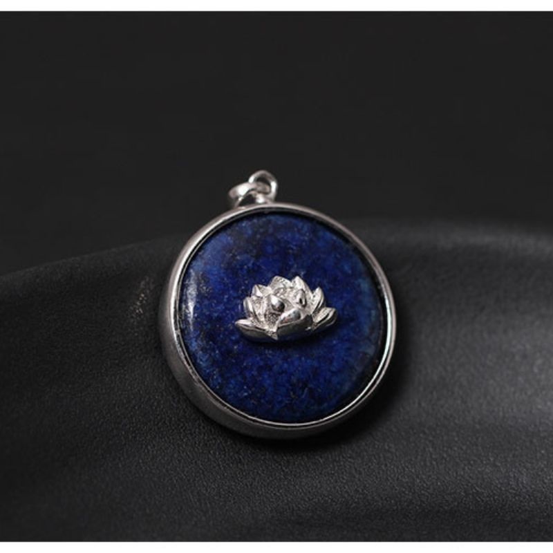 蓮の花のペンダント - クリスマスプレゼントとして、彼女にぴったり N109