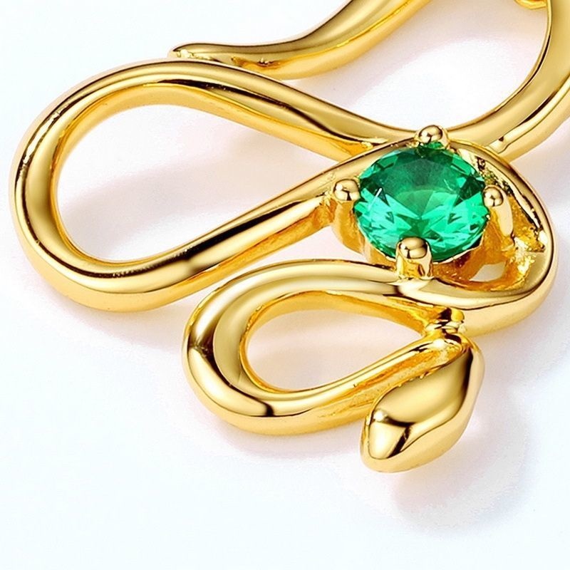 蛇のペンダント - まるで蛇が生命力を象徴しているかのように N140