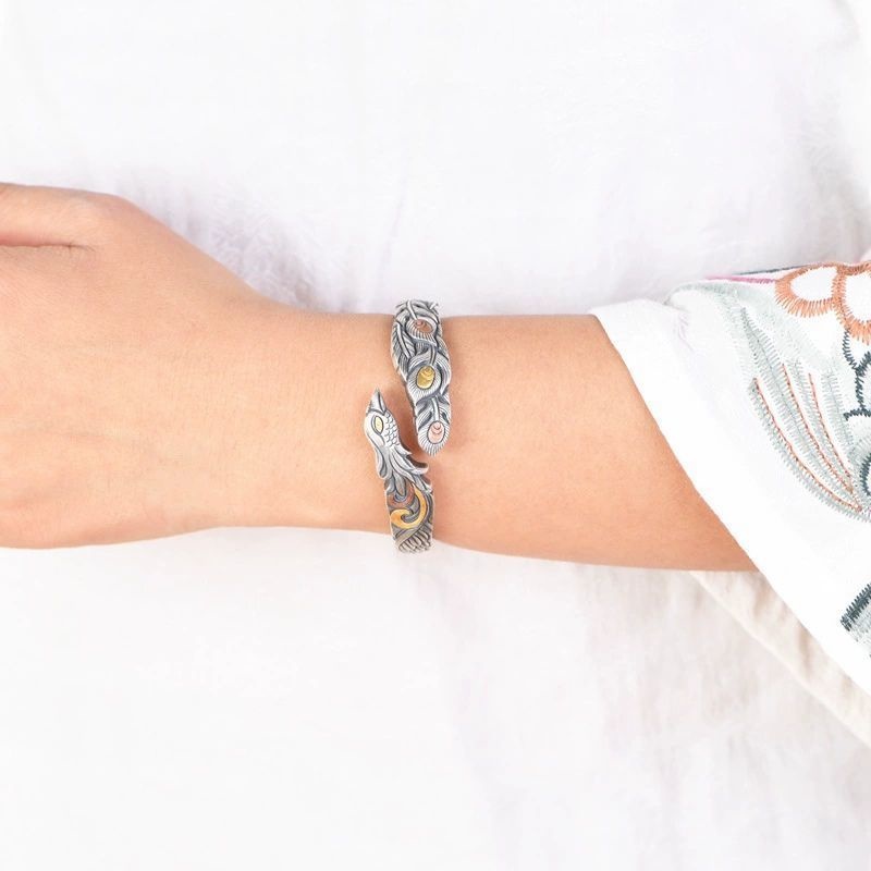 鳳凰のバングル - 伝説の鳥の息吹を身に纏う B081