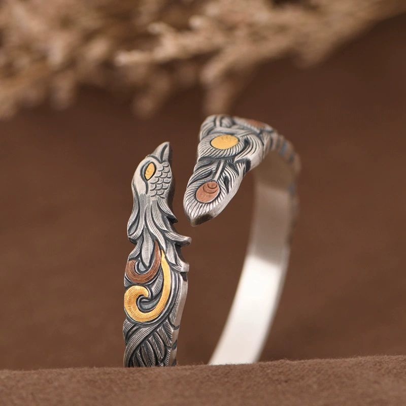 鳳凰のバングル - 伝説の鳥の息吹を身に纏う B081