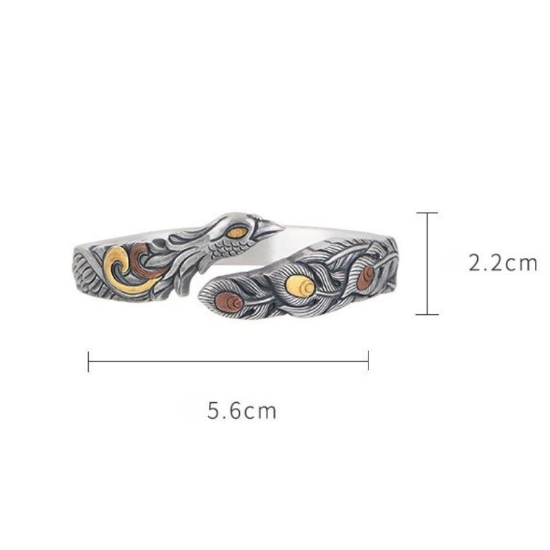 鳳凰のバングル - 伝説の鳥の息吹を身に纏う B081