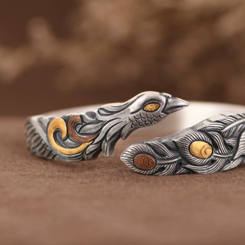 鳳凰のバングル - 伝説の鳥の息吹を身に纏う B081