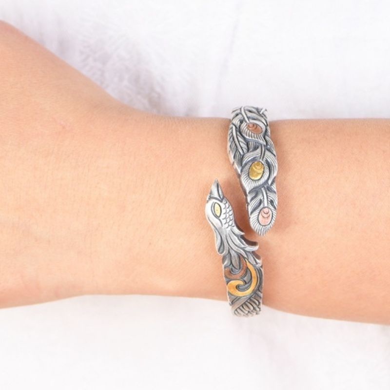 鳳凰のバングル - 伝説の鳥の息吹を身に纏う B081