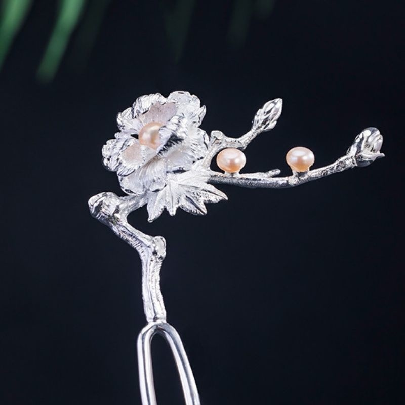 牡丹のかんざし - 花の優美さと華やかさを見事に表現 K171