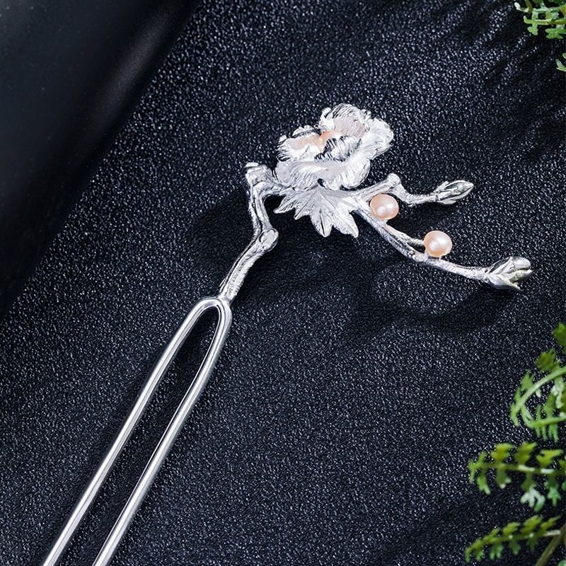 牡丹のかんざし - 花の優美さと華やかさを見事に表現 K171