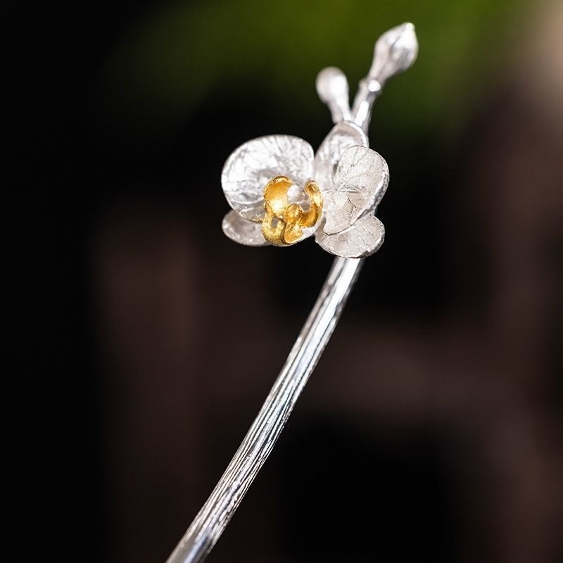 胡蝶蘭のかんざし - まるで本物の花のように K174