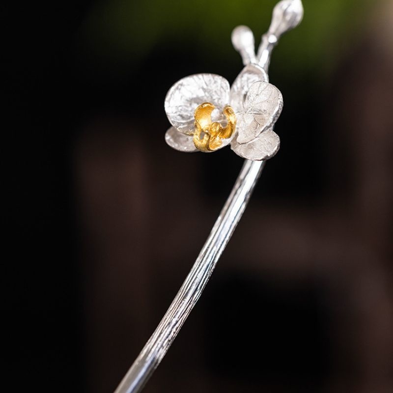 胡蝶蘭のかんざし - まるで本物の花のように K174