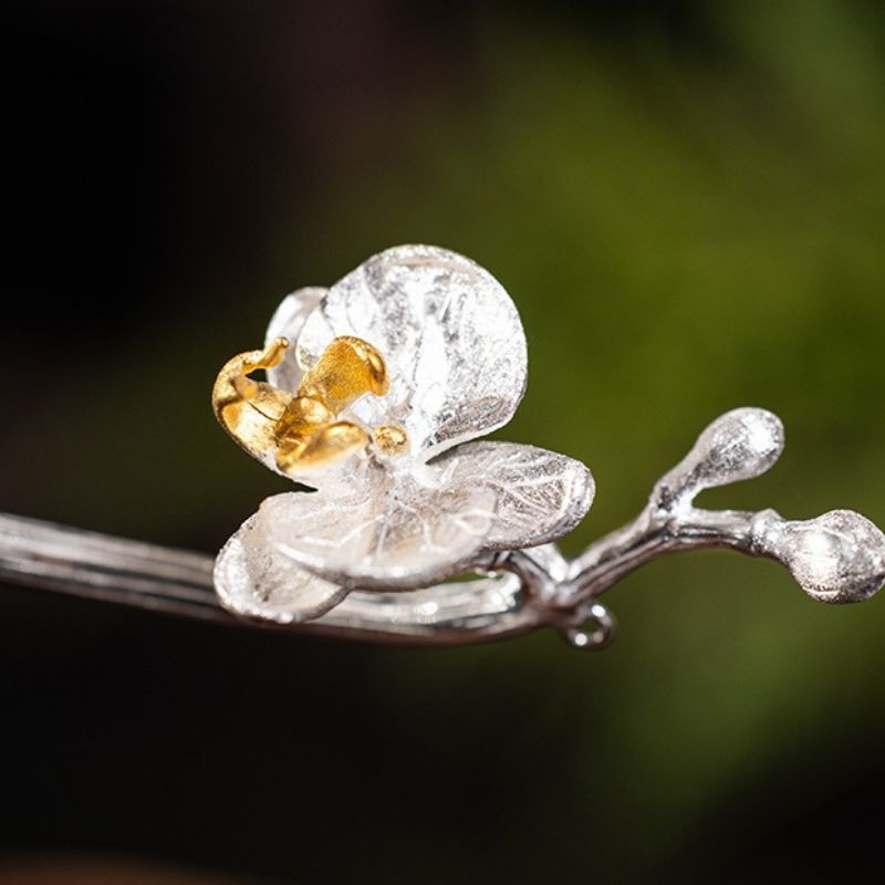 胡蝶蘭のかんざし - まるで本物の花のように K174