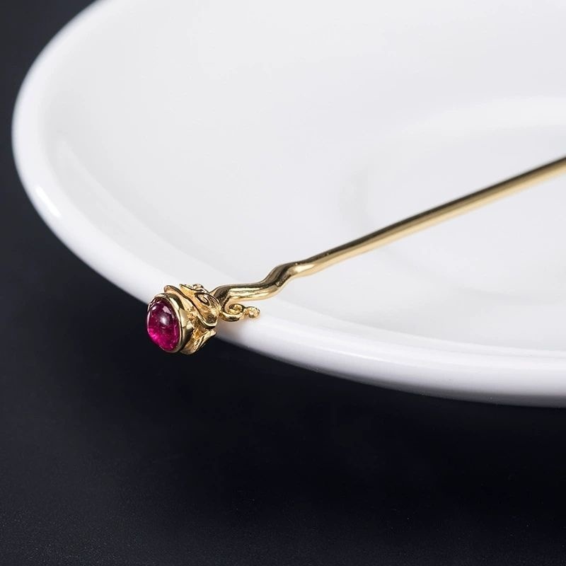 唐草模様のかんざし - 日常のコーディネートにも K182