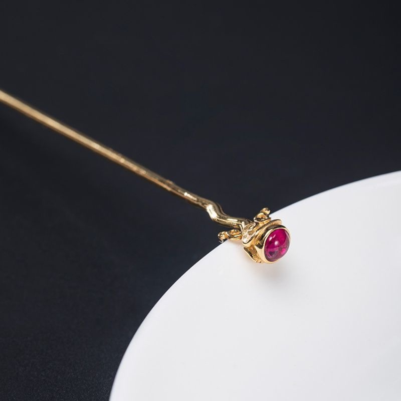 唐草模様のかんざし - 日常のコーディネートにも K182