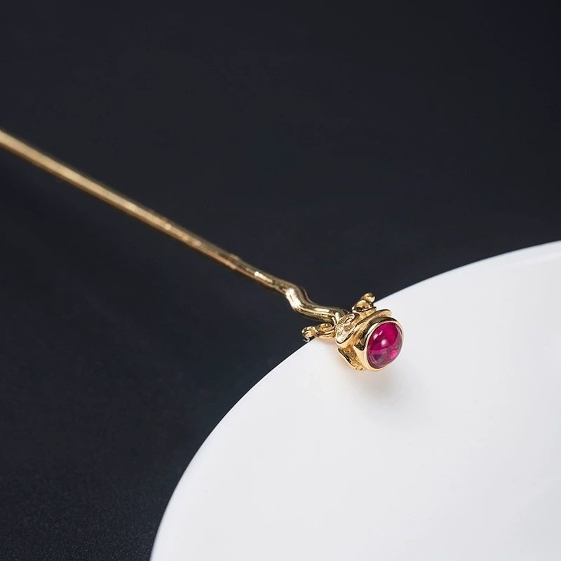 唐草模様のかんざし - 日常のコーディネートにも K182