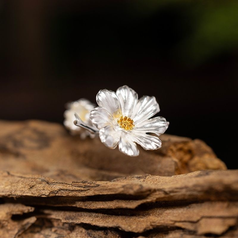 コスモスのかんざし - まるで本物の花が咲いている K185