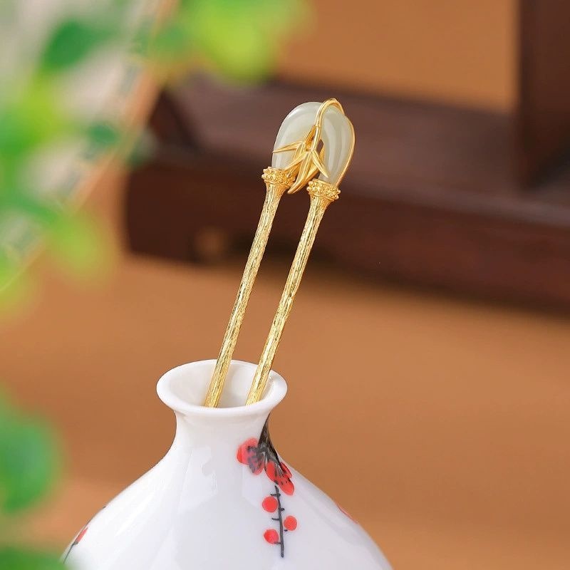 竹のかんざし - 和の伝統とモダンなエレガンスが見事に融合 K198