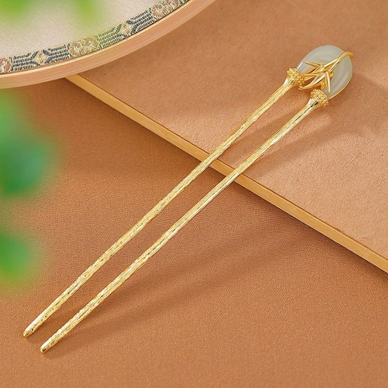 竹のかんざし - 和の伝統とモダンなエレガンスが見事に融合 K198