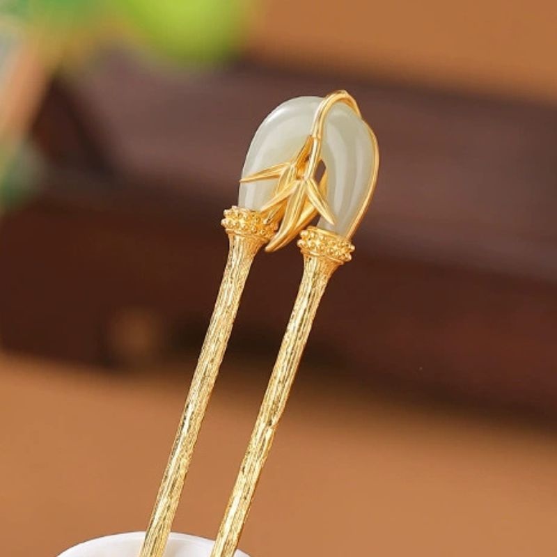 竹のかんざし - 和の伝統とモダンなエレガンスが見事に融合 K198