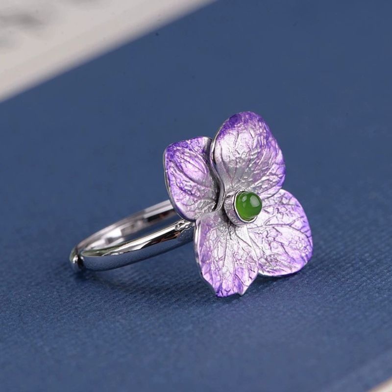 ハナミズキのリング - 自然の美しさを指先に届け R440